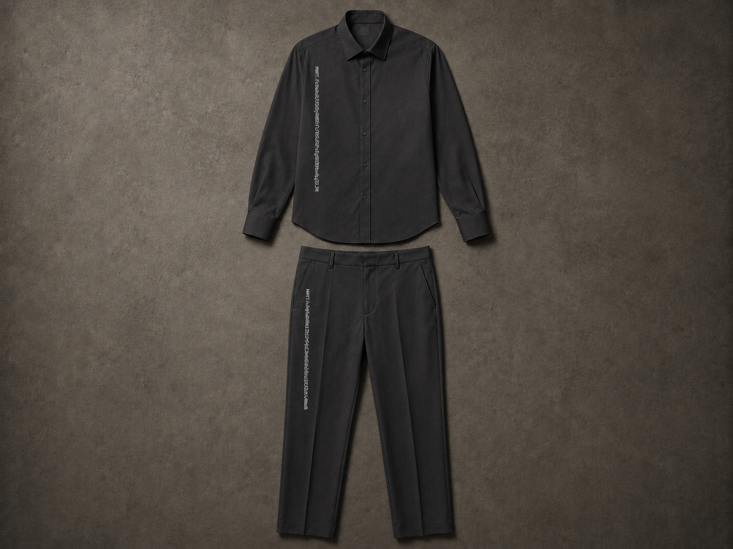 STRUCTURE Oxford Set 14 — Dark Grey, shown with its design-preview wallet-address artwork.
