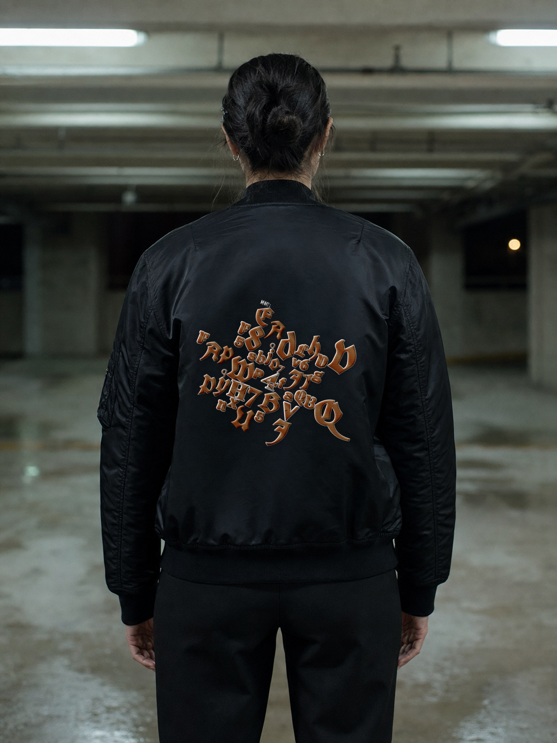 VOID campaign styling for VOID Coach Jacket — Orange.